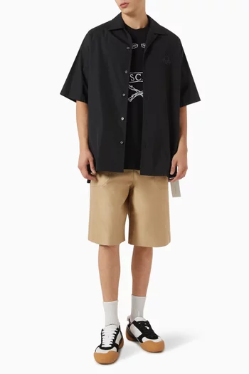 Laurel Crown Shirt in Cotton-poplin