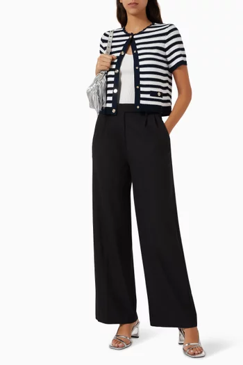 Mistripes Cardigan in Viscose-blend