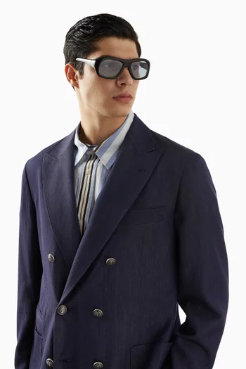 Gray Sunglasses in Acetate