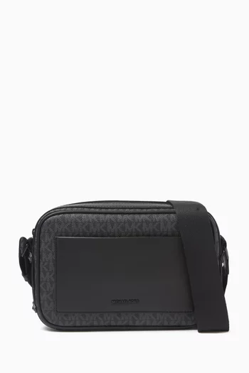 حقيبة كروس ميف كبيرة قنب بشعار الماركة