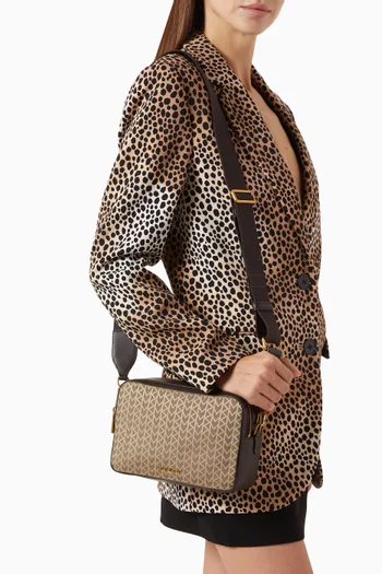 Medium Bryant Camera Bag in Logo Jacquard