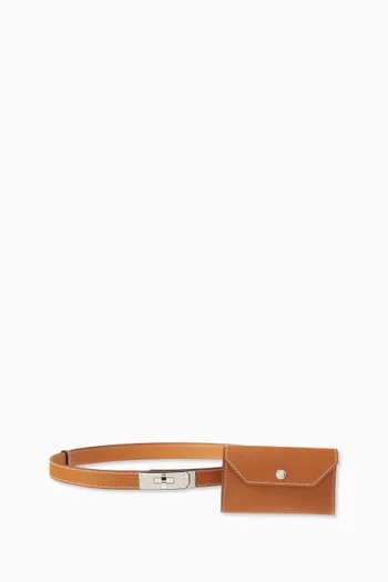 Kelly Pocket Belt in Epsom Leather