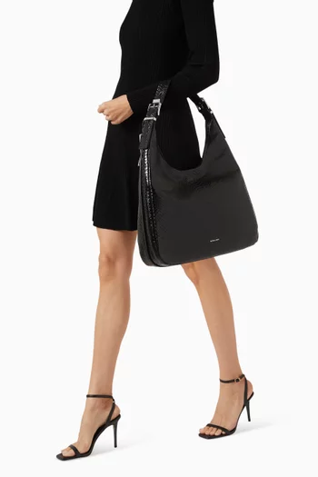 حقيبة هوبو نوليتا كبيرة جلد