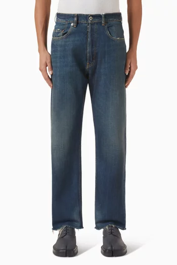 Straight-leg Jeans in Denim