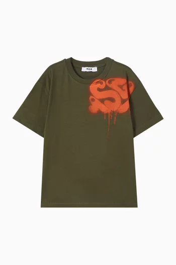 Logo T-shirt in Cotton
