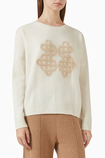Amelie Symbol Sweater in Cashmere