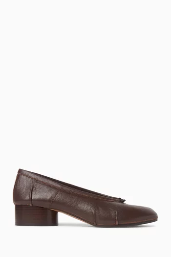 Tabi 30 Ballerina Flats in Leather
