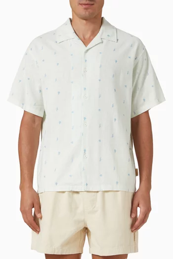 Doves Shirt in Cotton & Linen