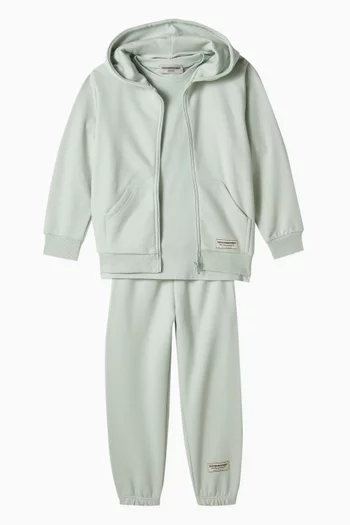 Relaxed Sweatpants in Organic Cotton-blend