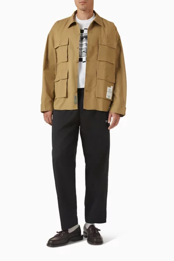 تي شيرت بطبعة قطن