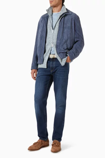 Five-pocket Jeans in Stretch Denim