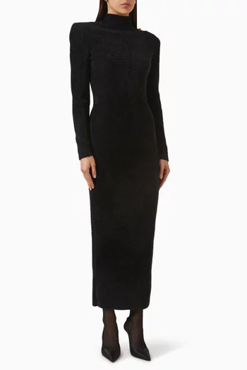 Button Dress in Knit