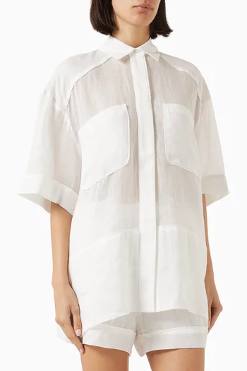 Kai Resort Shirt in Ramie