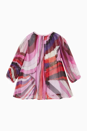 Abstract-print Dress