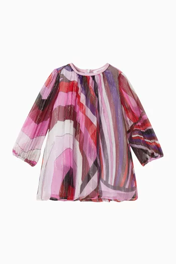 Abstract-print Dress