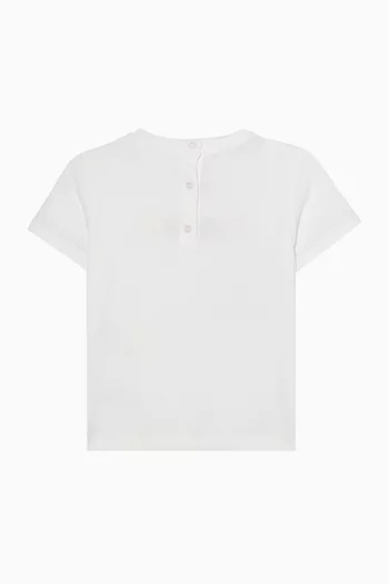 Embroidered Logo T-shirt in Jersey