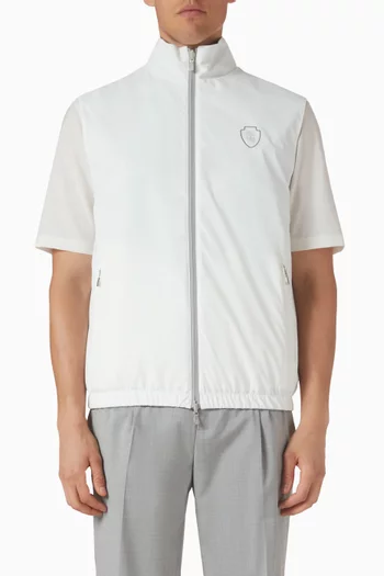 Reversible Quilted Vest in Nylon