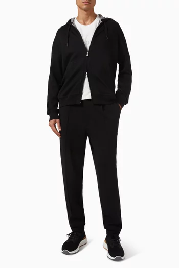 Double Cloth Hoodie in Cotton-blend