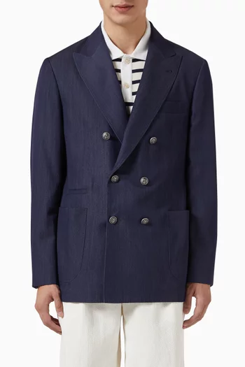 Deconstructed Blazer in Wool
