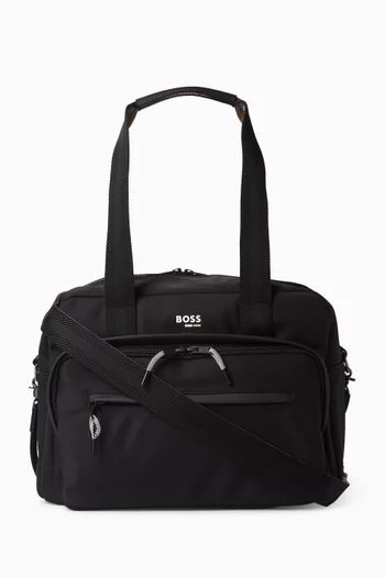 Logo Changing Bag in Nylon