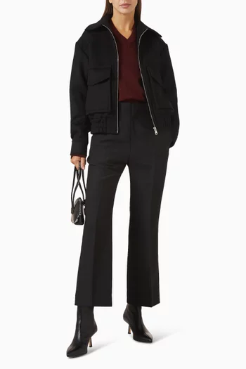 North V-neck Sweater in Wool
