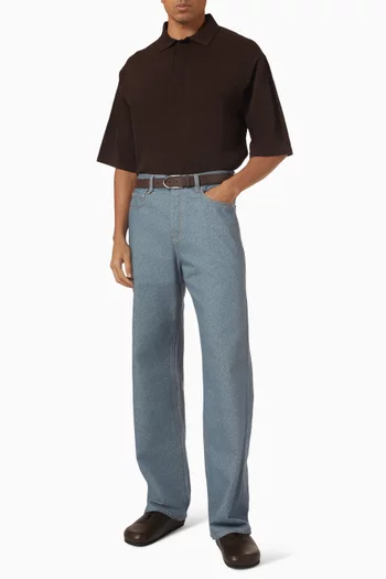 Le Polo Lino in Cotton-blend