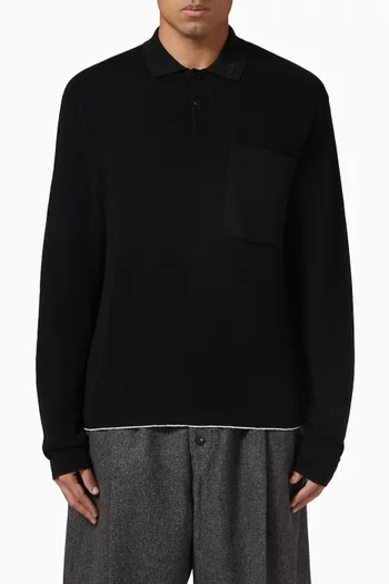 Le Polo Tricot Shirt in Cotton-blend