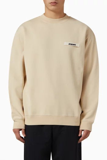 Le Sweatshirt Gros Grain in Cotton