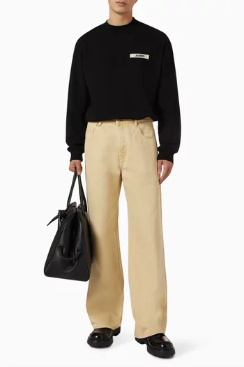 Le Sweatshirt Gros Grain in Cotton