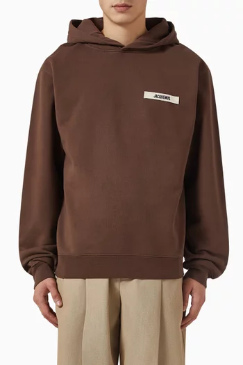 Le Hoodie Gros Grain in Cotton