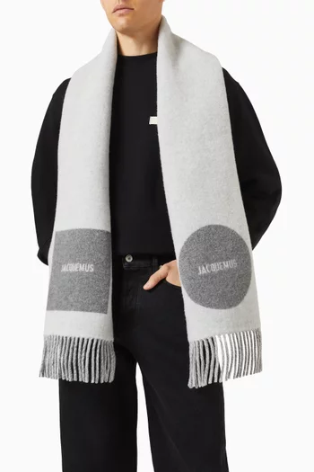 Le Rond Carré Scarf in Wool