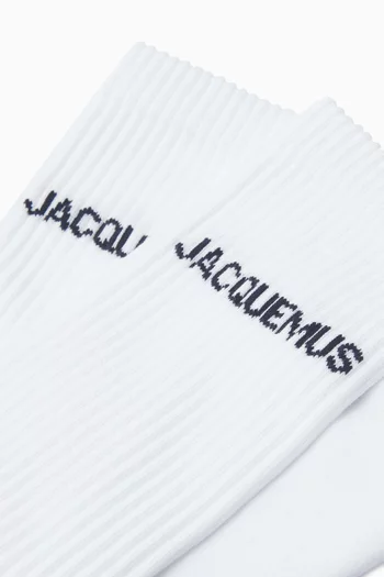 Les Chaussettes Jacquemus in Organic Cotton-blend