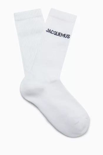 Les Chaussettes Jacquemus in Organic Cotton-blend