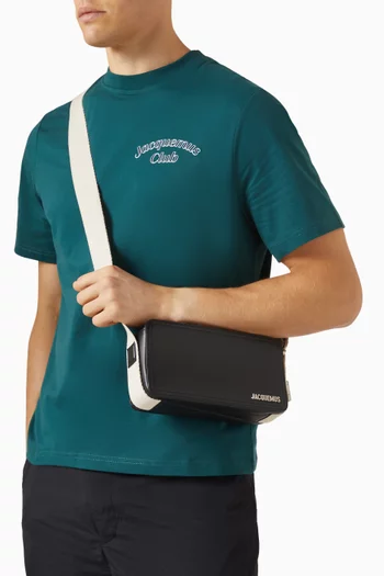 Le Cuerda Horizontal Camera Bag in Leather