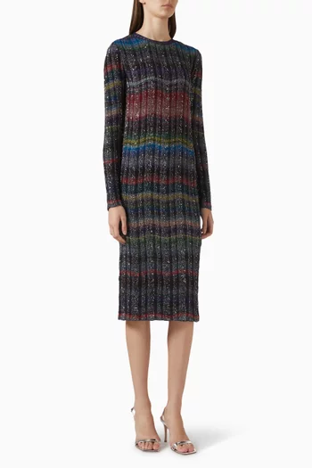 فستان مطرز بالترتر