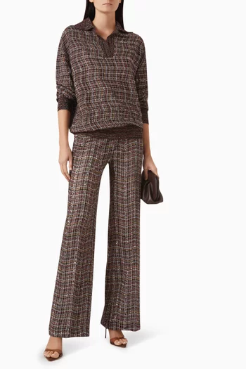 Polo Sweater in Viscose-blend