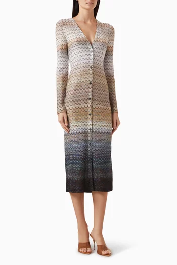 V-neck Knit Cardigan