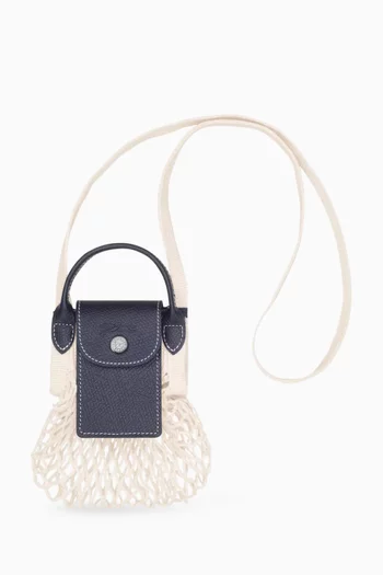 XS Le Pliage Collection Mesh Bag in Cotton-canvas