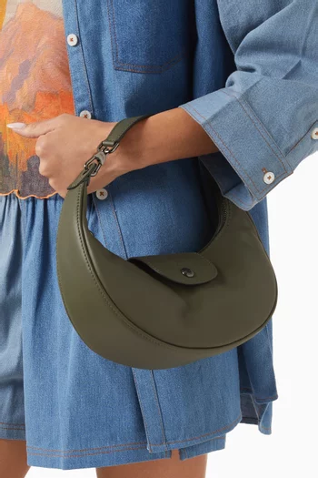 Small Le Pliage Xtra Hobo Bag in Leather
