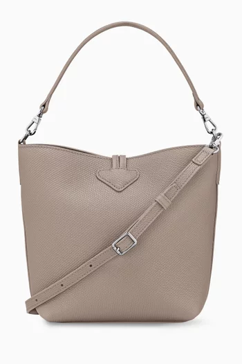 XS Le Roseau Bucket Bag in Cowhide Leather