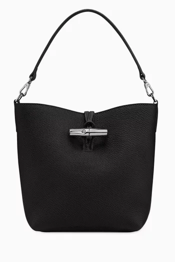XS Le Roseau Bucket Bag in Cowhide Leather