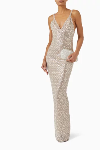 Allegra Sequin-embellished Dress