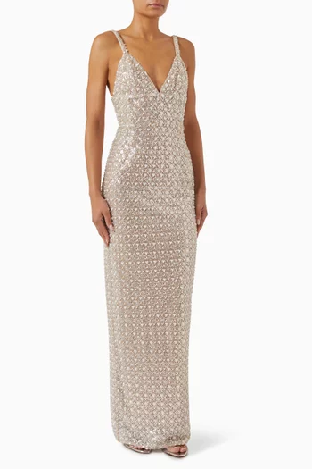 Allegra Sequin-embellished Dress