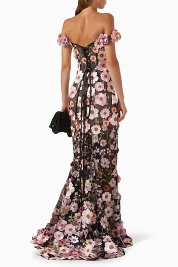 Jasmine Off-shoulder Gown