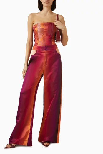 Mago Wide-leg Pants in Crepe