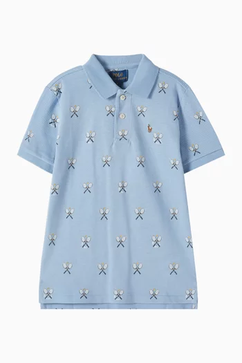 All-over Print Polo Shirt