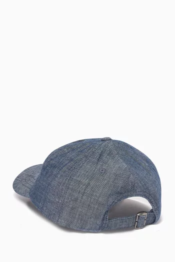 Bear Ball Cap in Chambray