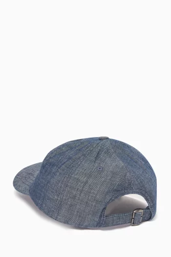 Bear Ball Cap in Chambray