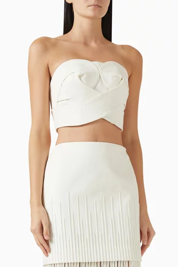 Onda Cropped Top in Cotton