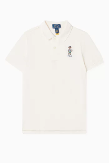 Polo Bear Polo Shirt in Cotton